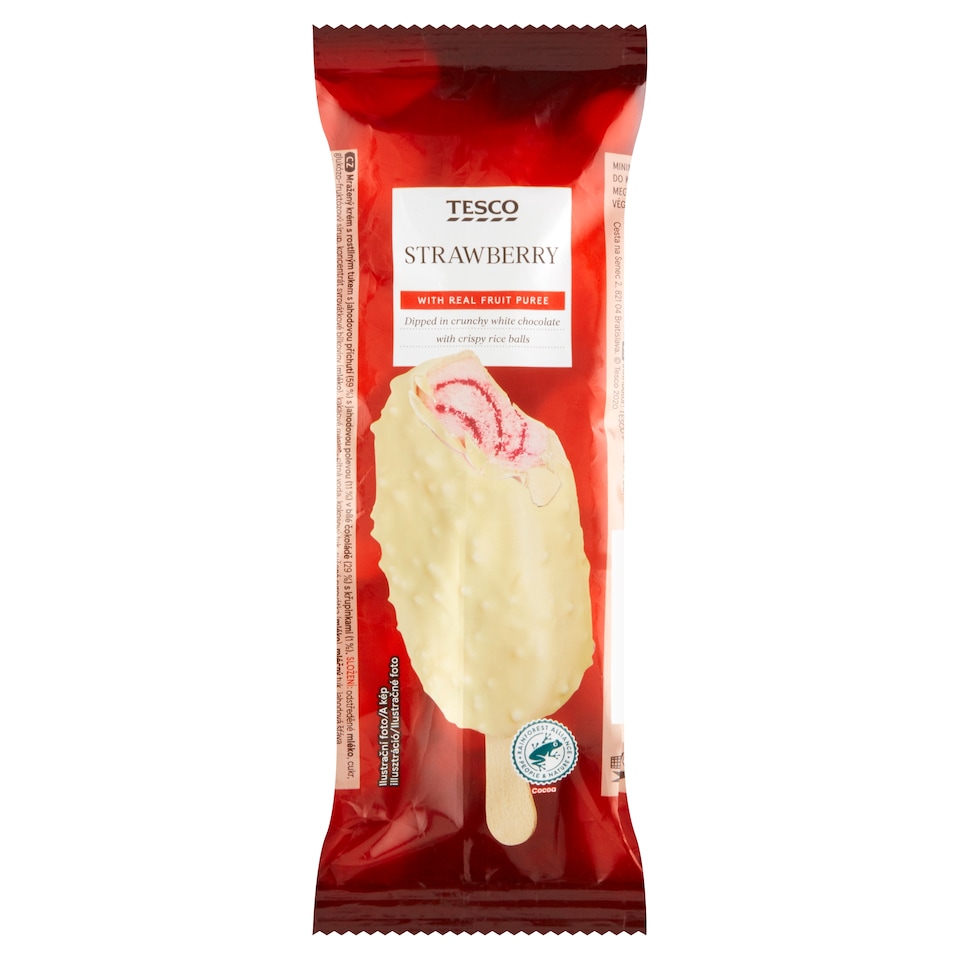 Tesco Strawberry with Real Fruit Puree 120 ml