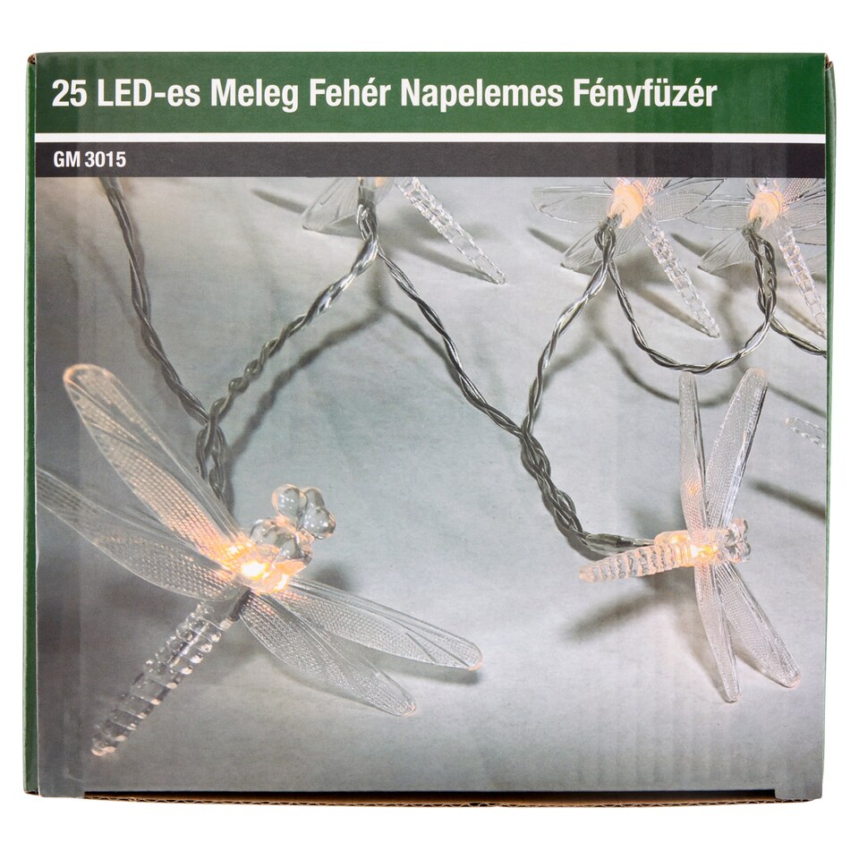 Garden meister GM3015 25 LED teplá biela solárna svetelná reťaz