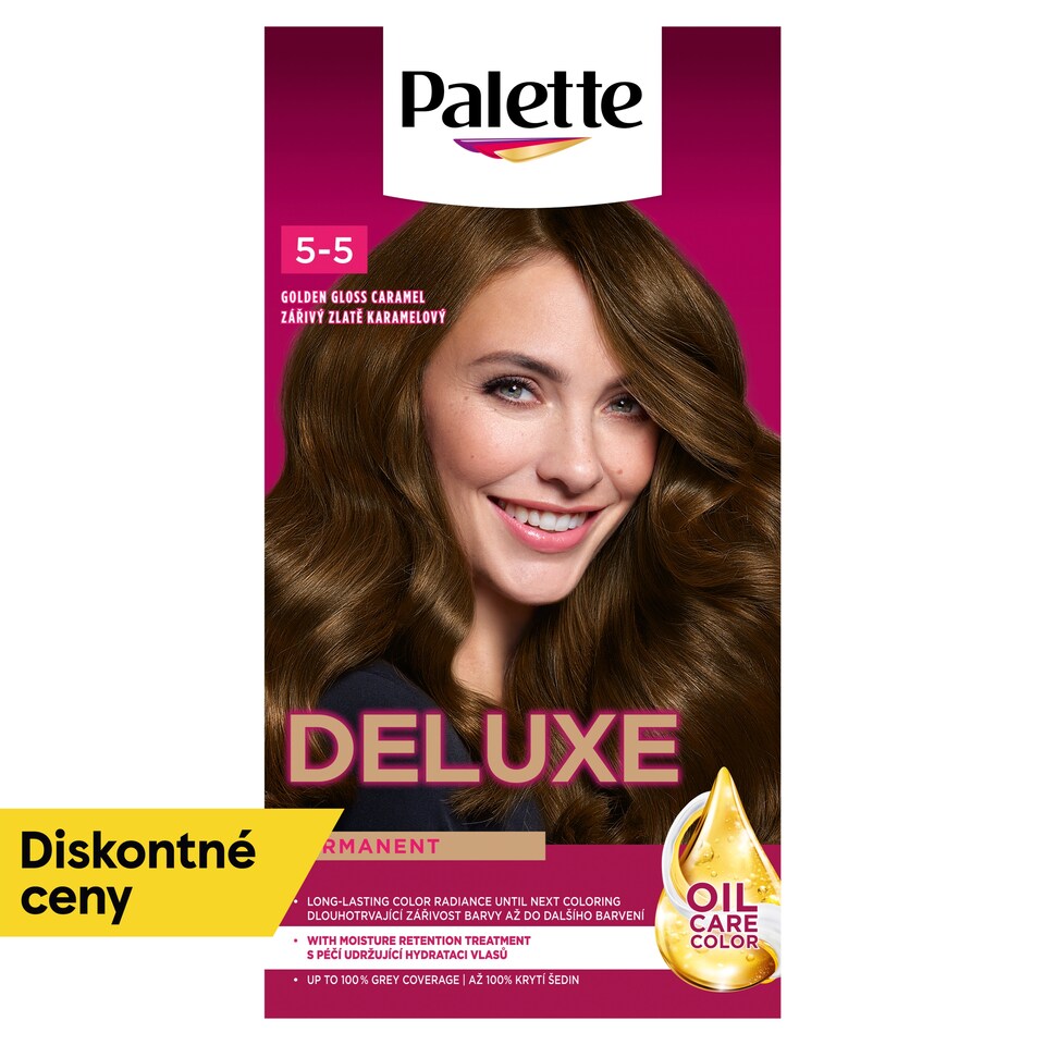 image 1 of Palette Deluxe Hair Color Radiant Golden Caramel 5-5