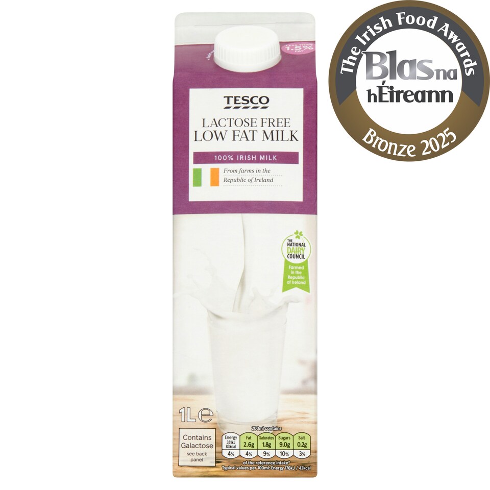 Tesco Lactose Free Milk Drink 1Liter
