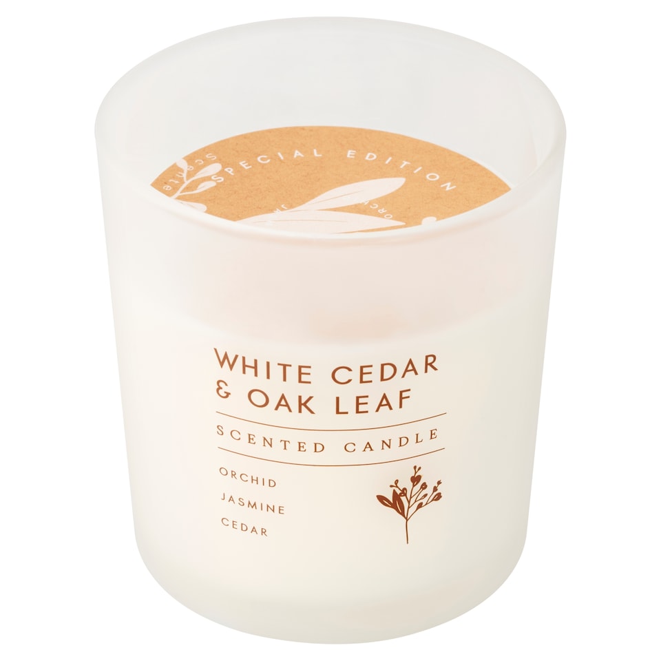 F&F Home Apothecary Candle White Cedar and Oak Leaf 140g