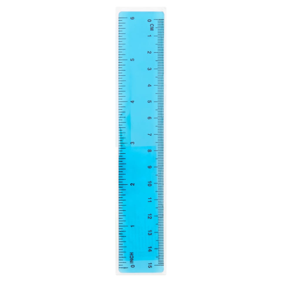 Tesco Ruler Shatterproof 15Cm