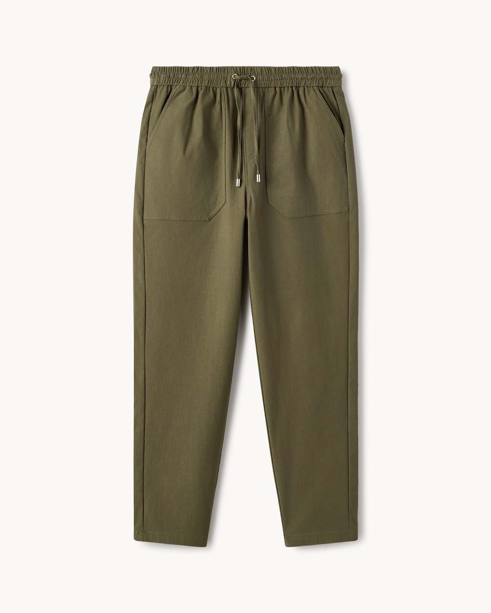 image 1 of F&F Drawstring Trousers in Khaki