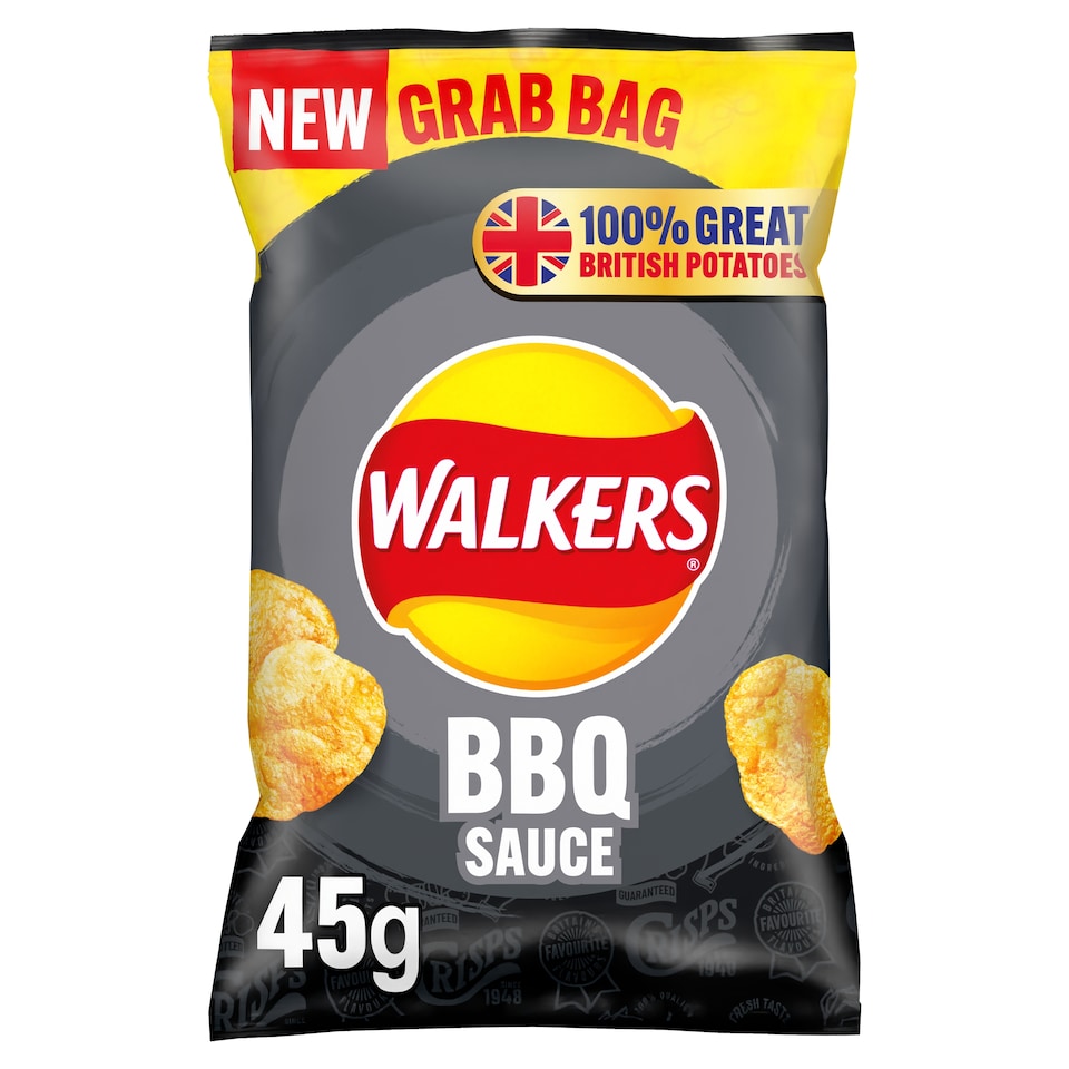Walkers BBQ Grab Bag Crisps 45g
