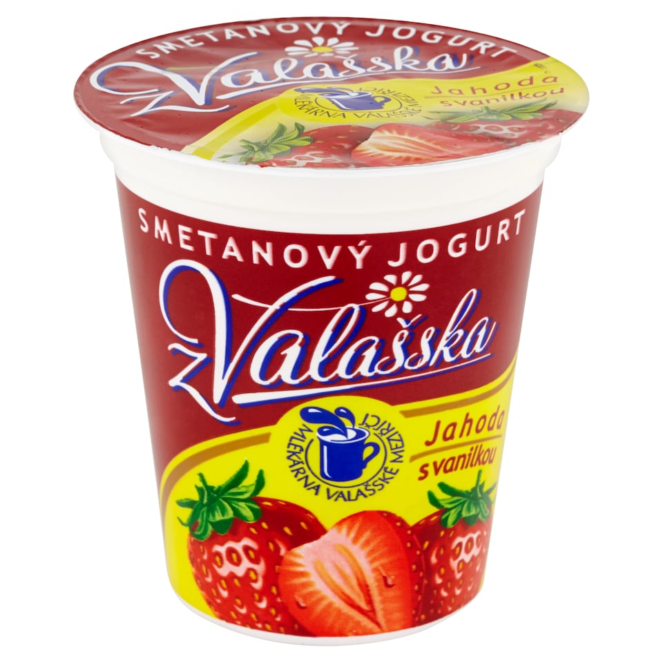 image 1 of Mlékárna Valašské Meziříčí Creamy Yoghurt from Wallachia with Strawberry and Vanilla 150g