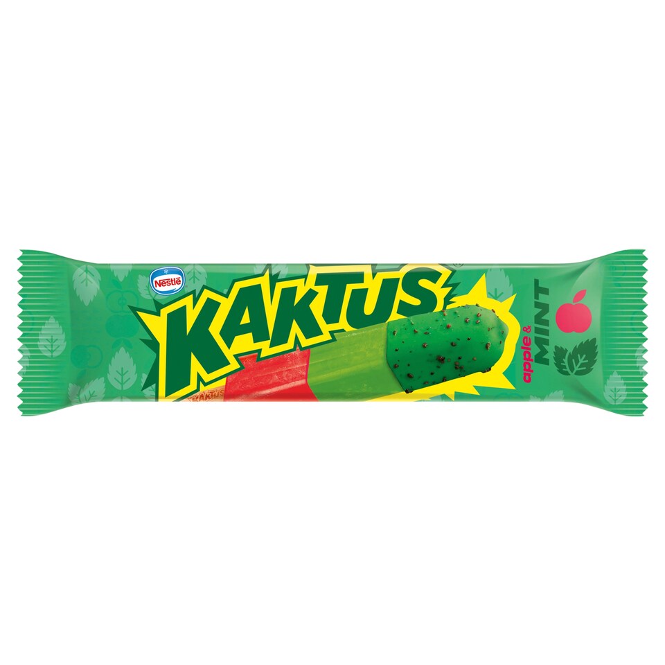 Nestlé Kaktus Apple Sorbet and Water-Based Frozen Cream with Mint Flavour 45 ml