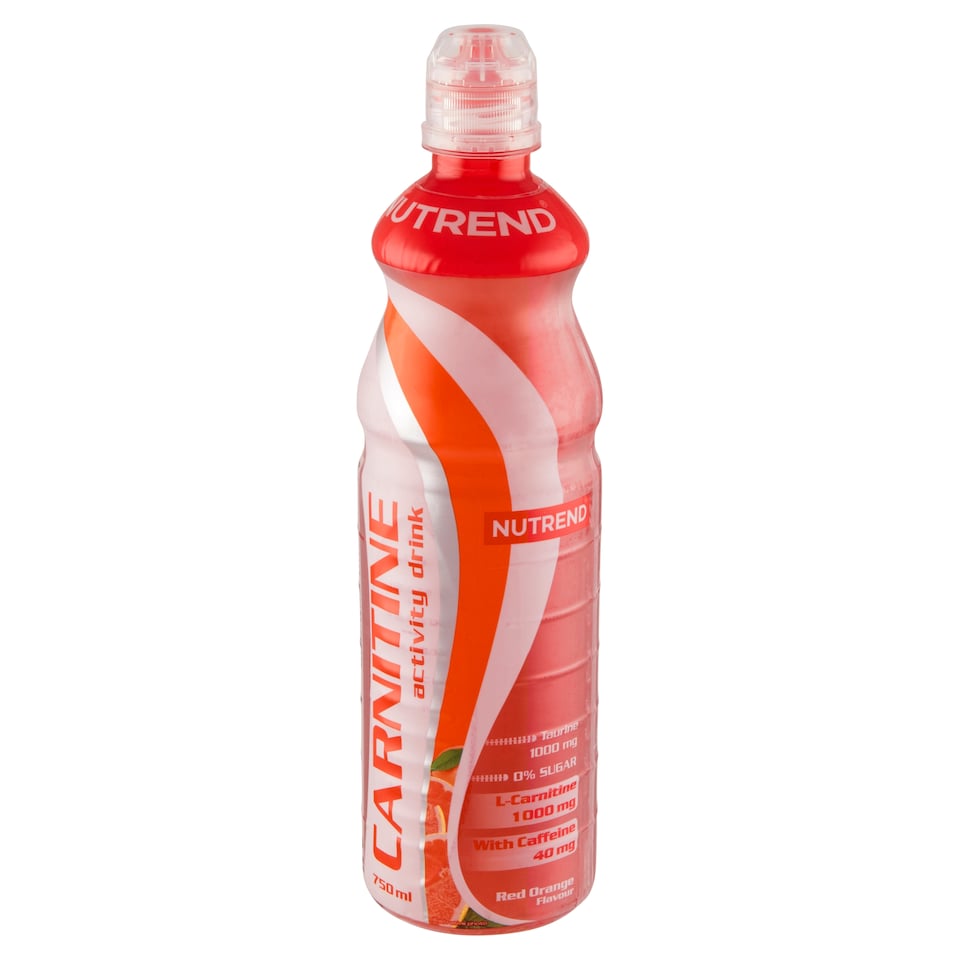 Nutrend Carnitine Activity Drink with Caffeine Red Orange Flavour 750ml