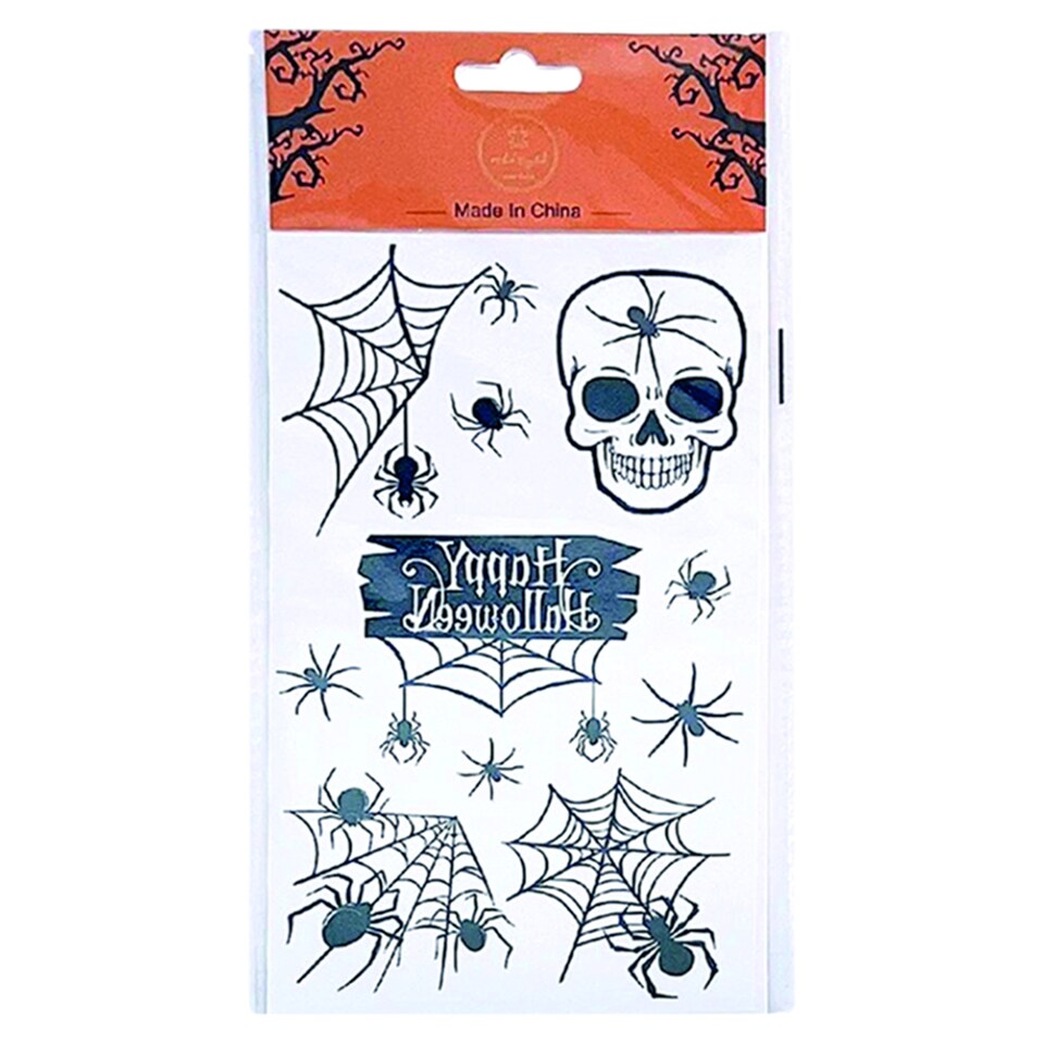 image 1 of Halloween Temporary Tattoos 12 x 21 cm