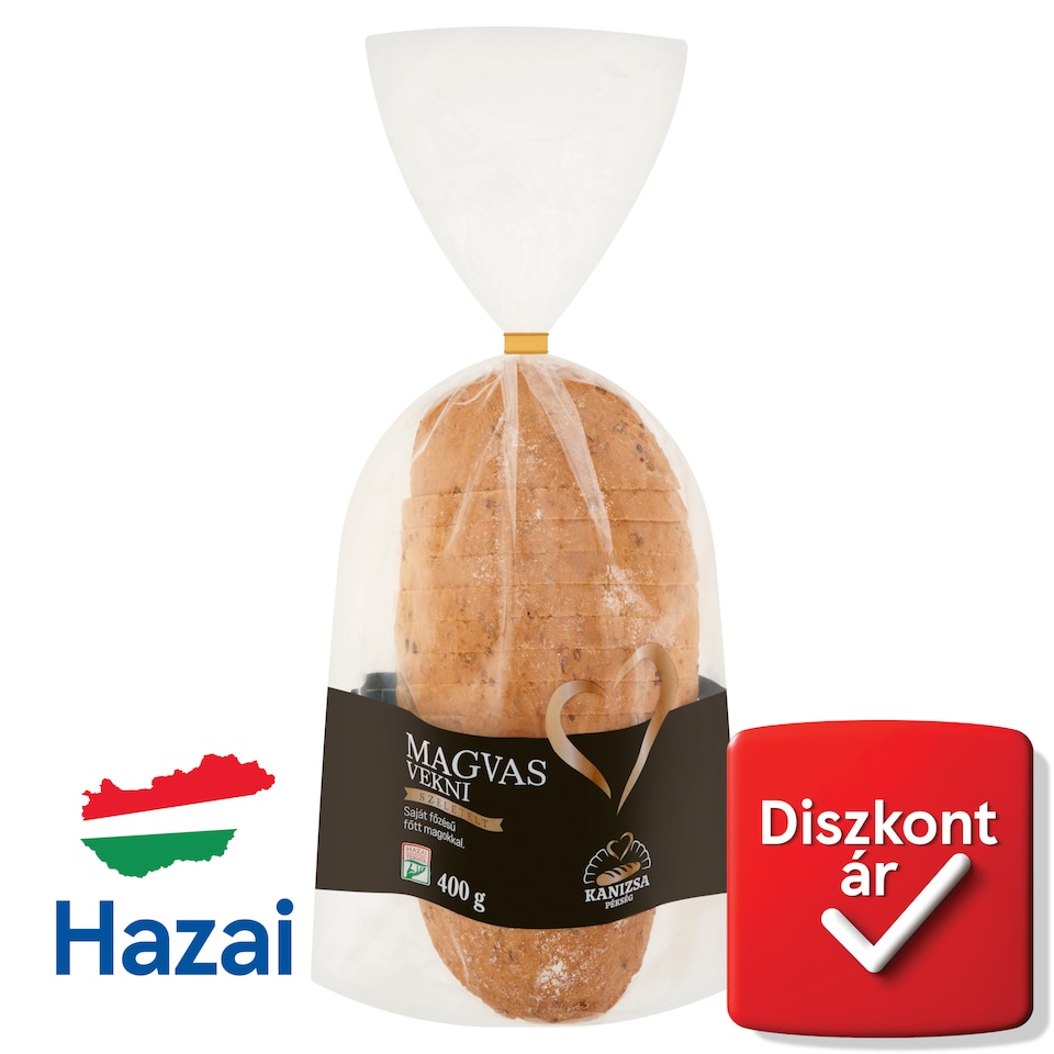 Kanizsa Pékség Sliced Seeded Bread 400 g