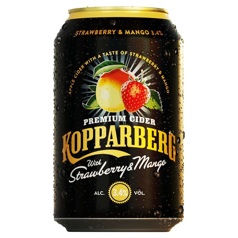 Kopparberg Strawberry & Mango Premium Cider 330ml 