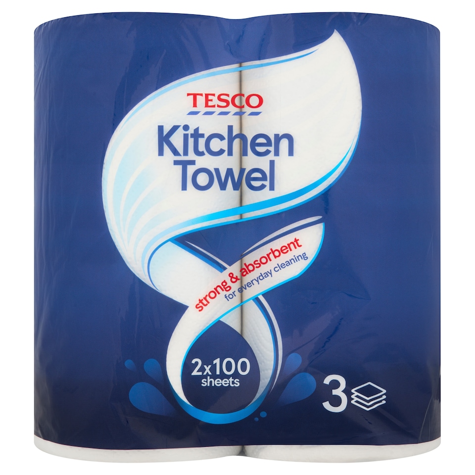 Tesco konyhai papírtörlő 3 rétegű 2 tekercs