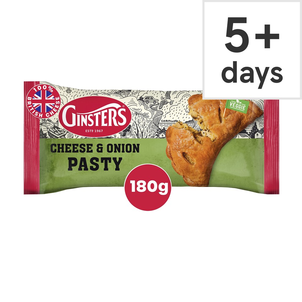 image 1 of Ginsters Cheese & Onion Pasty 180G