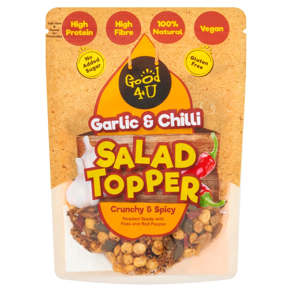 image 1 of Good4U Garlic & Chilli Salad Topper 125g