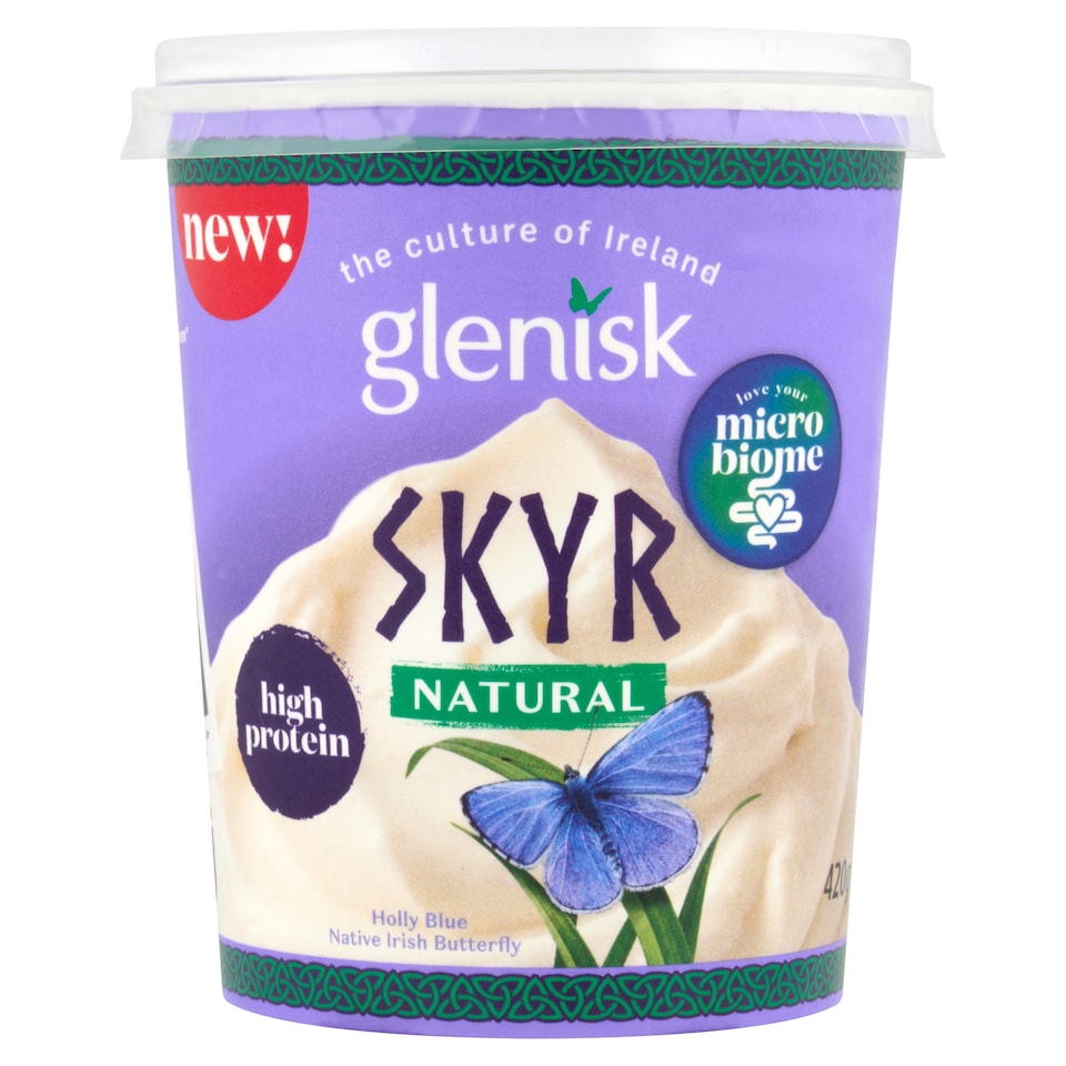 Glenisk Skyr Fat Free Natural Yogurt 420g