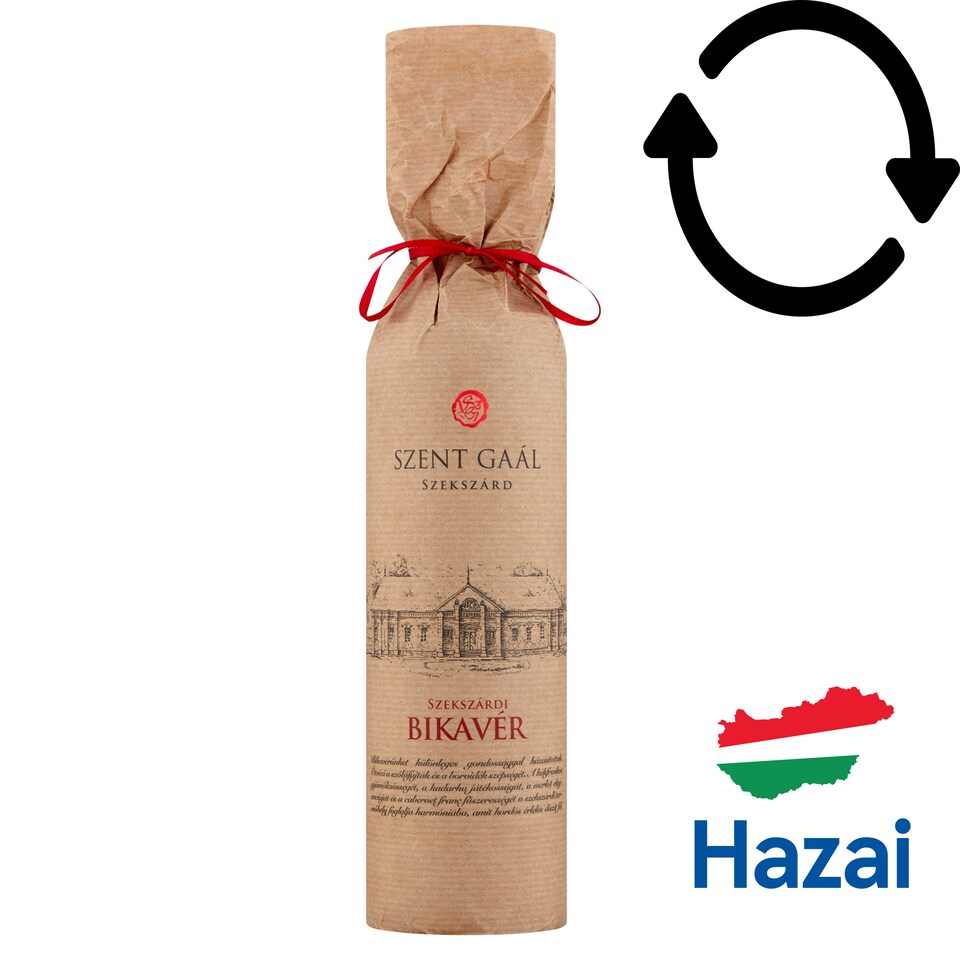 Szent Gaál Szekszárdi Bikavér száraz vörösbor 13,5% 750 ml