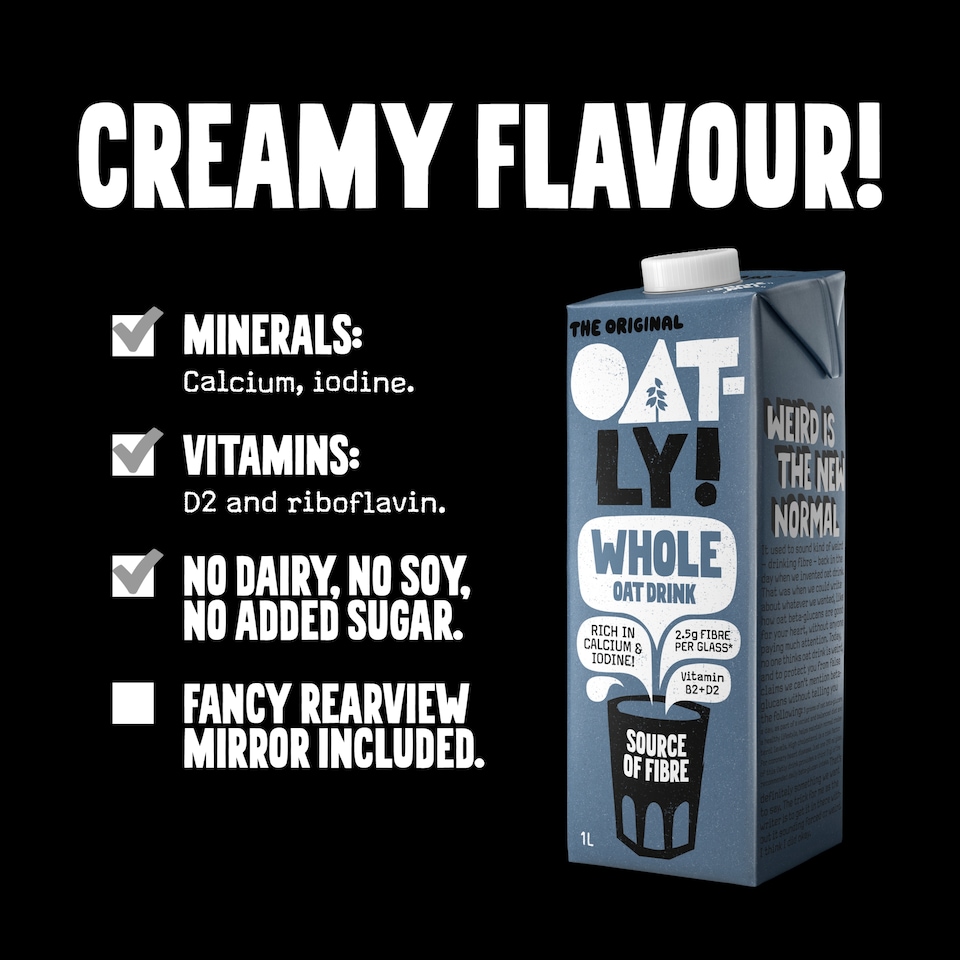 image 1 of Oatly The Original Whole Oat Drink 1L