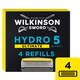 image 1 of Wilkinson Sword Hydro 5 Skin Advanced Razor Blade Refill X4