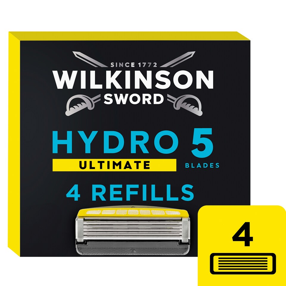 image 1 of Wilkinson Sword Hydro 5 Skin Advanced Razor Blade Refill X4