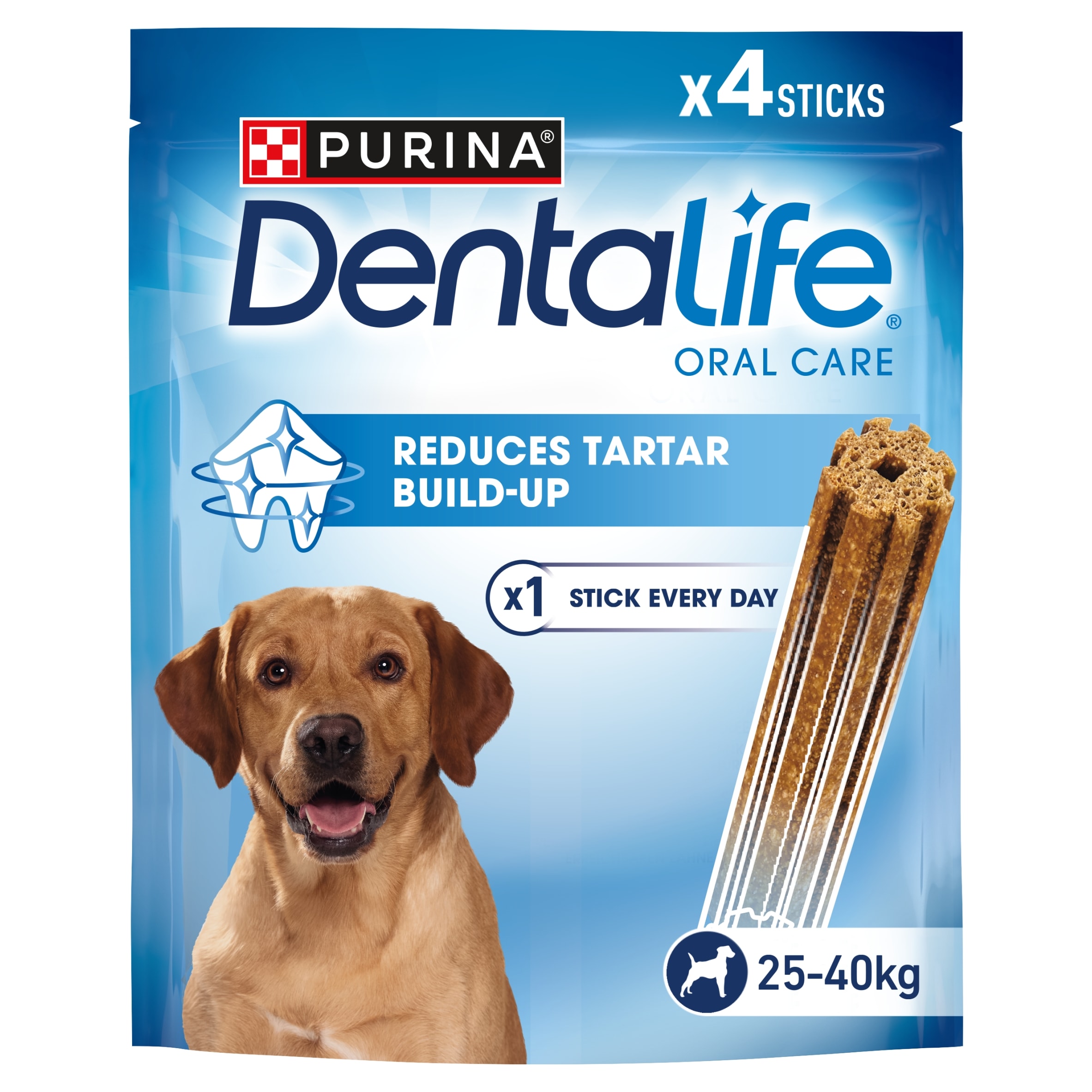 DENTALIFE Large Dental Chicken Dog Chews 4 Sticks