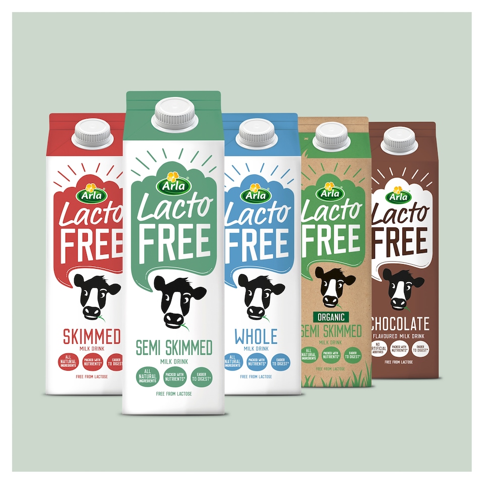 image 1 of Arla Lactofree Semi Skimmed Long Life Milk Drink 5 x 20ml