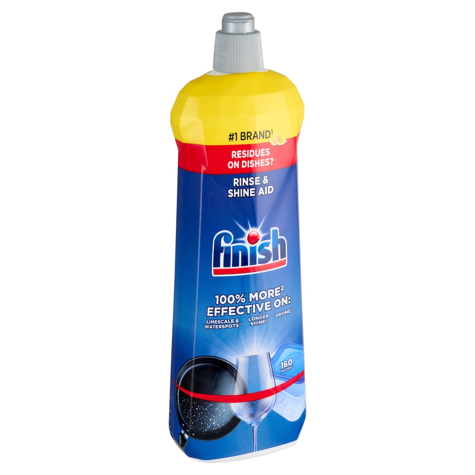 Finish Rinse & Shine Aid Citrom illat gépi öblítőszer 800 ml  1. kép