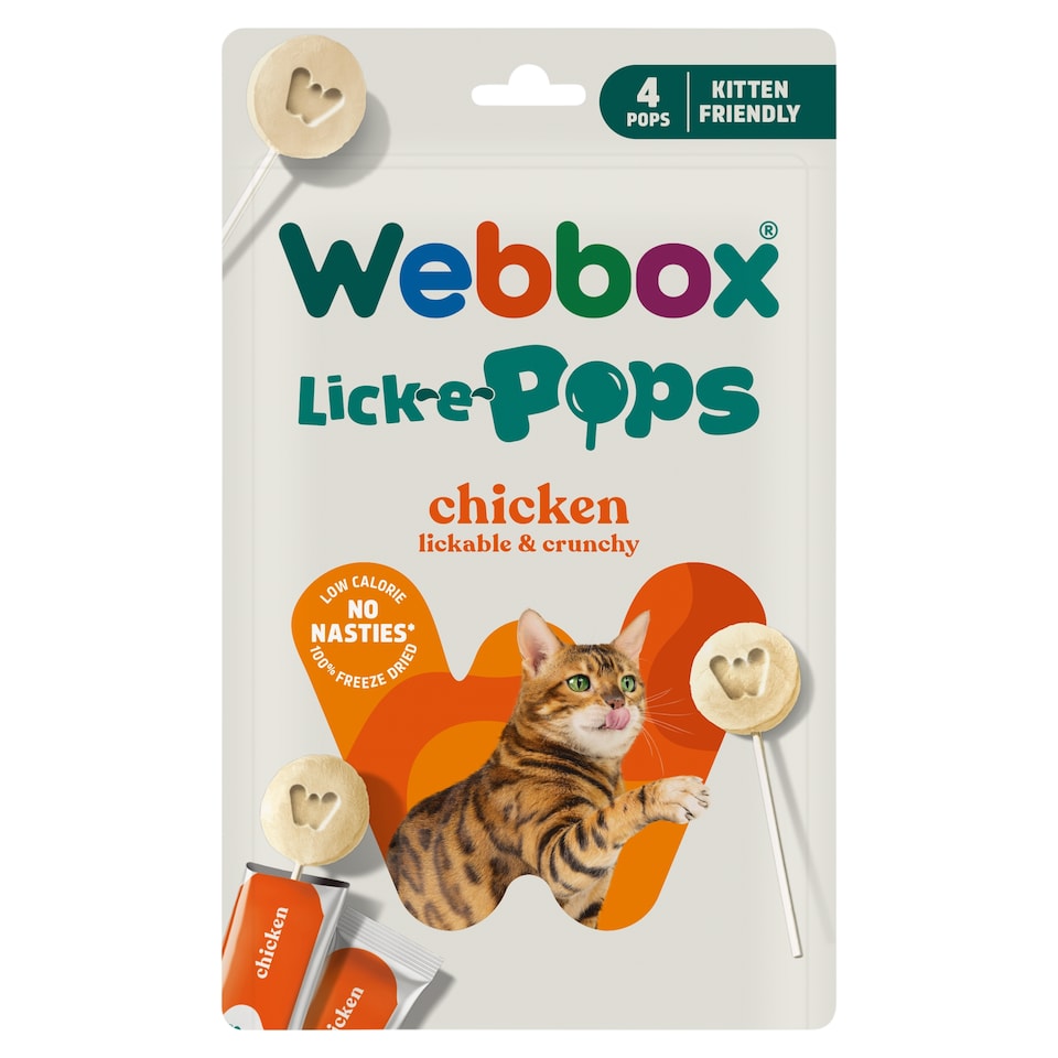 Webbox Cat 4 Lick e Pops Chicken 5.6g
