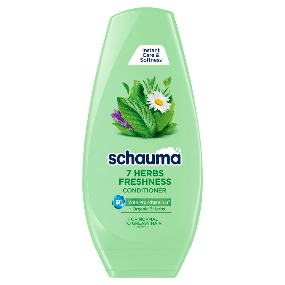 Schauma 7 gyógynövény hajöblítő balzsam lelapulás ellen, zsíros hajra 250 ml