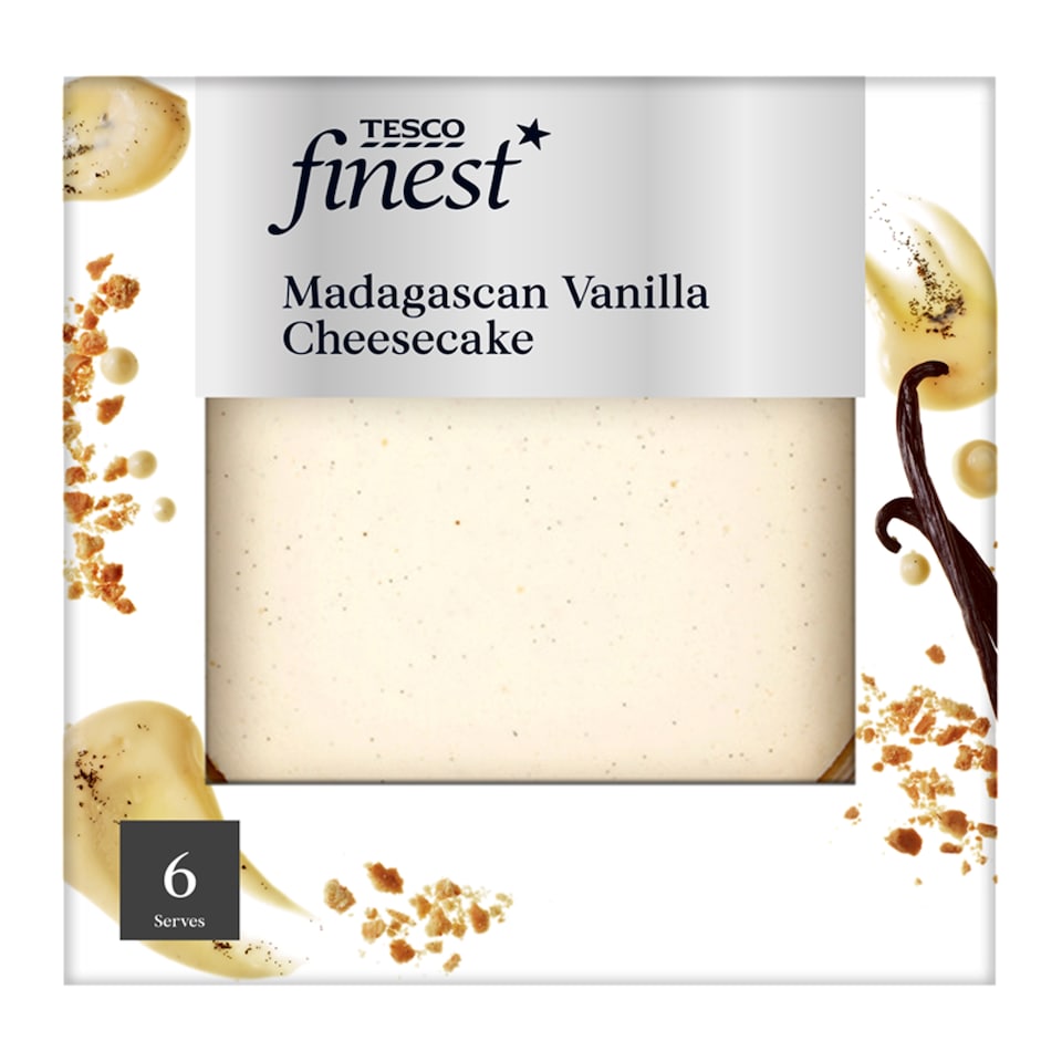 Tesco Finest Madagascan Vanilla Cheesecake 540G