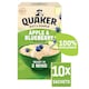 image 1 of Quaker Oat So Simple Apple & Blueberry Porridge Sachets 10x36g