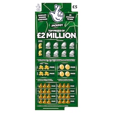 £2 MILLION GREEN SCRATCHCARD