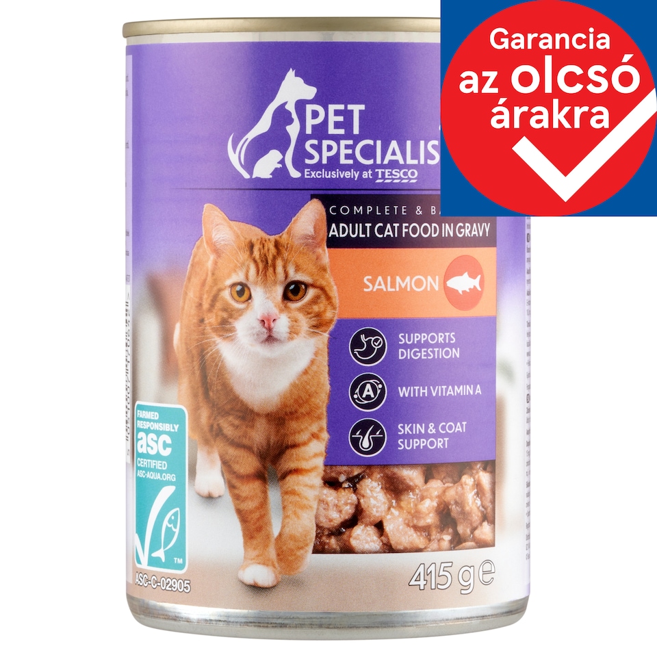 Pet Specialist Adult Cat Food in Gravy with Salmon 415 g