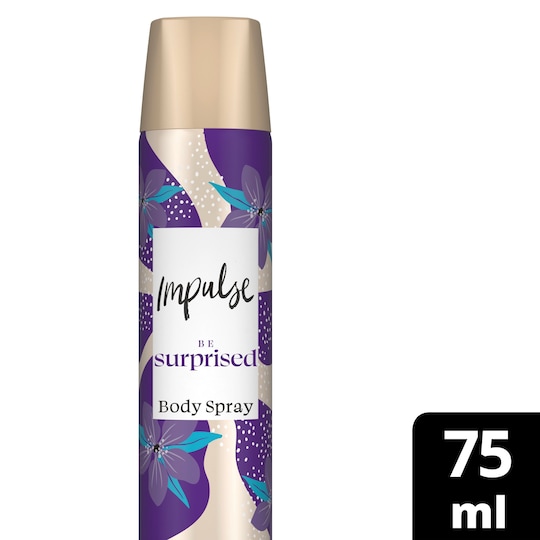 Impulse Be Surprised Body Spray 75Ml Tesco Groceries
