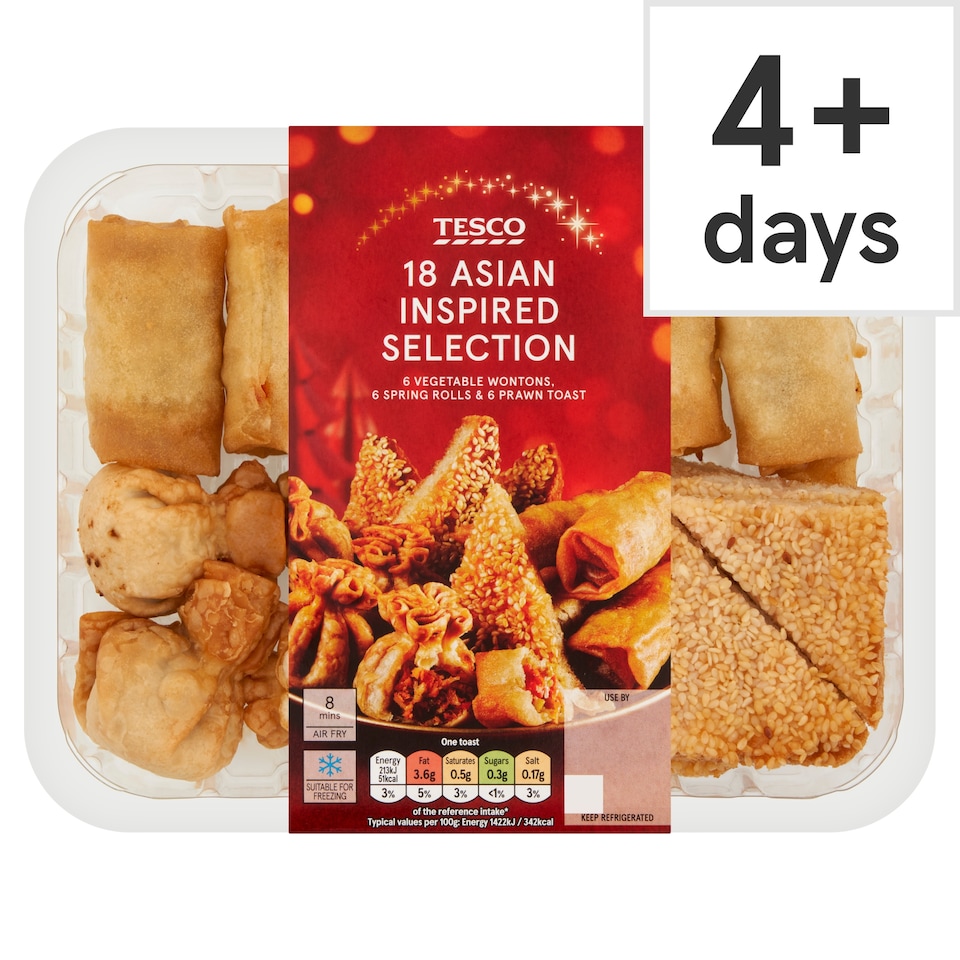 Tesco 18 Asian Inspired Selection 306G
