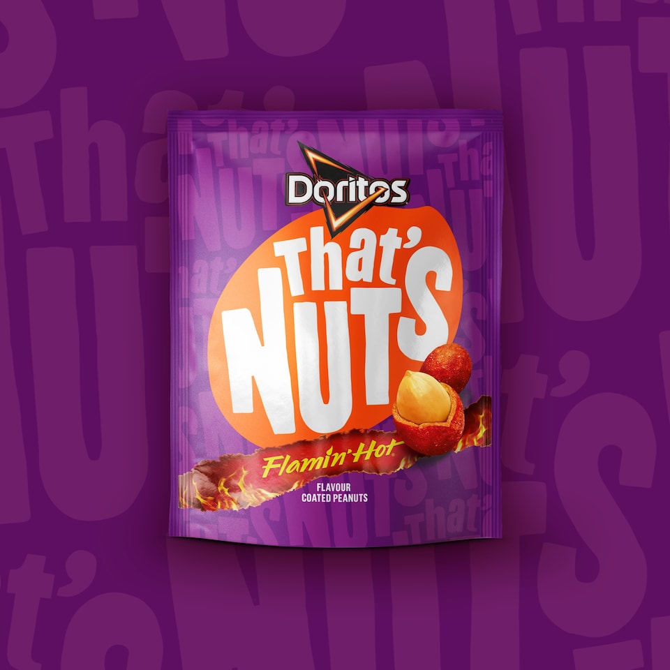 image 1 of Doritos Thats Nuts Flamin Hot 160g
