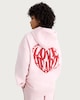 image 3 of OH ME OH MY Cotton Rich Oversized Fit Co-ord Hoodie in Pink