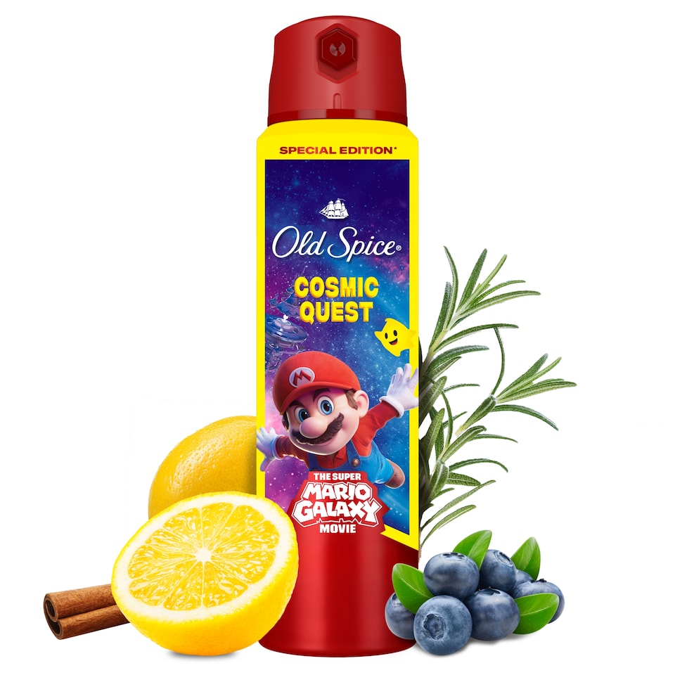 Obrázek 1 pro produkt Old Spice Super Mario Special Edition Tělový Deodorant Ve Spreji 150 ml