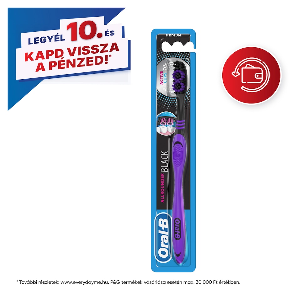 Oral-B Allrounder Black Manuális Fogkefe 1