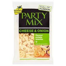 Golden Cross Party Mix Cheese& Onion 125G