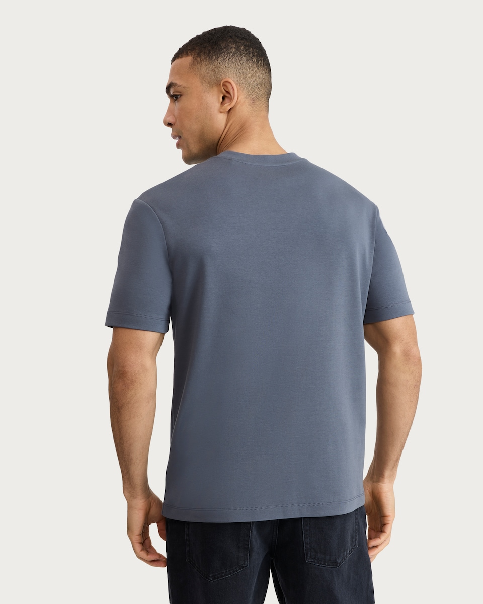 image 1 of The F&F Edit Pure Cotton Heavyweight Oversized Fit T-Shirt in Grey