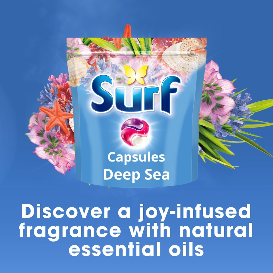 image 1 of Surf 3 in 1 Deep Sea Washing Capsules 51 Washes 882g