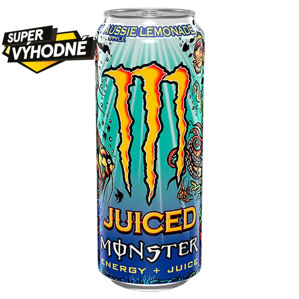 Monster Juiced Aussie Style Lemonade 500ml