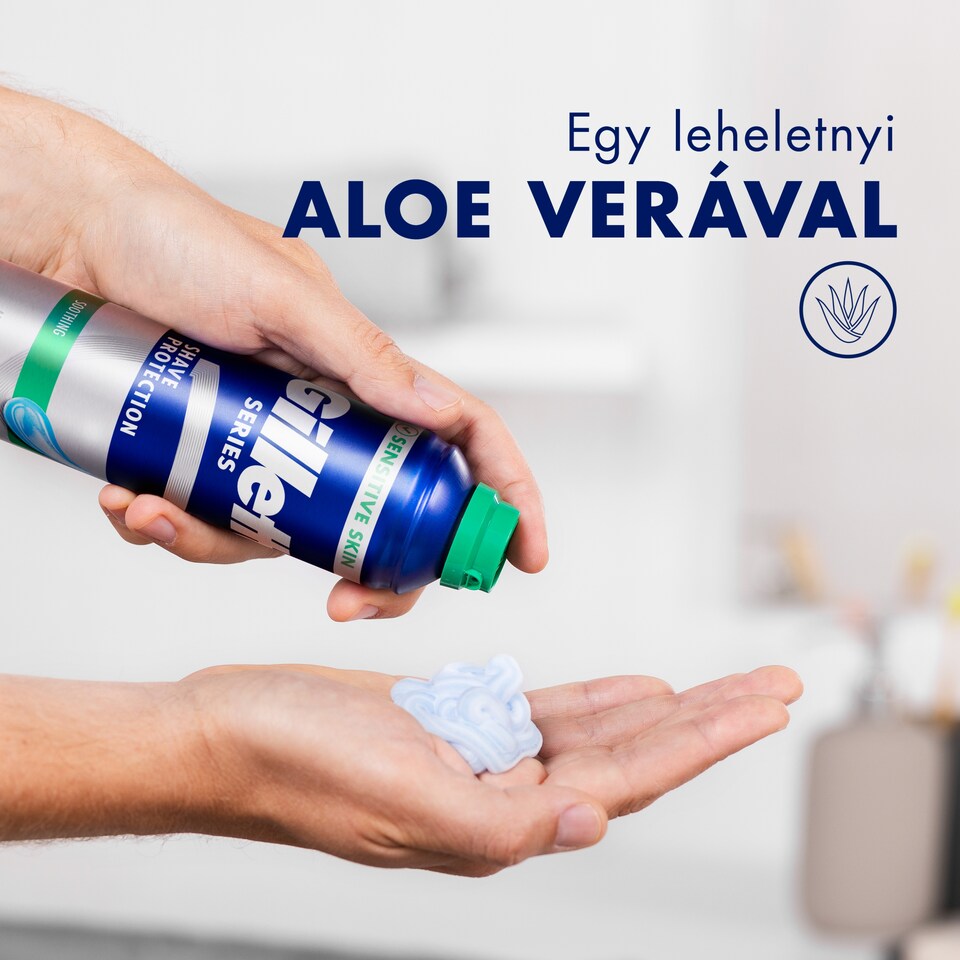 Gillette Series Nyugtató Hatású Borotvazselé Aloe Verával, 75ml  1. kép