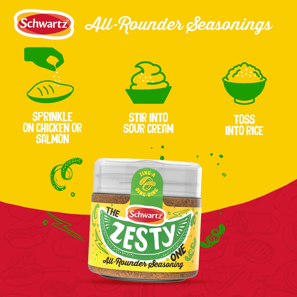 image 1 of Schwartz Zesty All Rounder Seasoning 100g