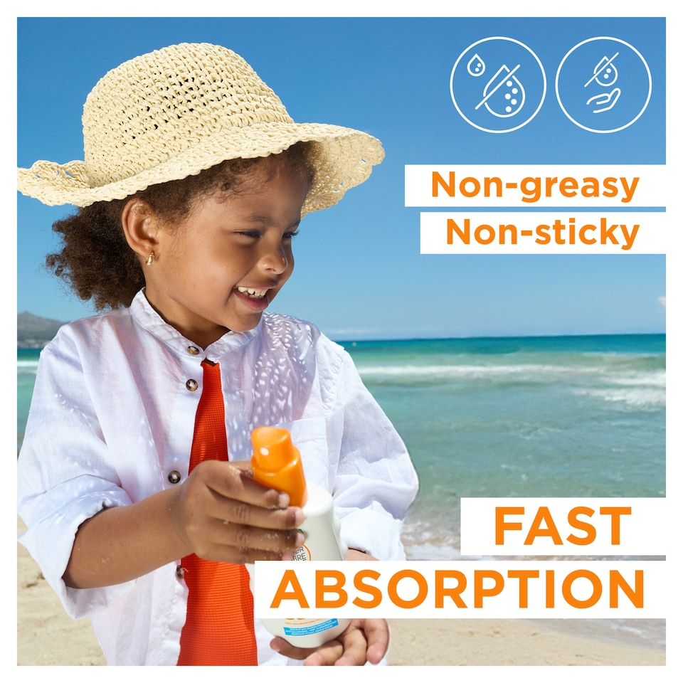 image 1 of Garnier Ambre Solaire Sensitive Advanced Kids Spray Spf50+ 150Ml