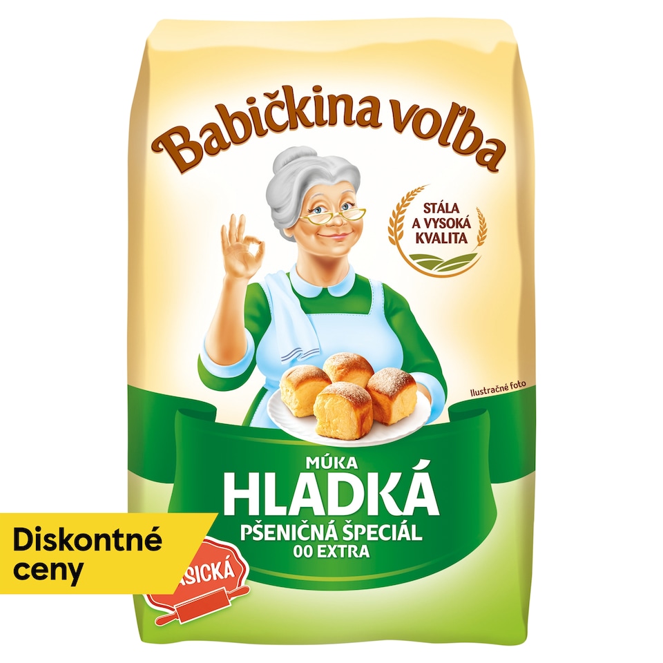 Babičkina Voľba Múka hladká pšeničná 1 kg