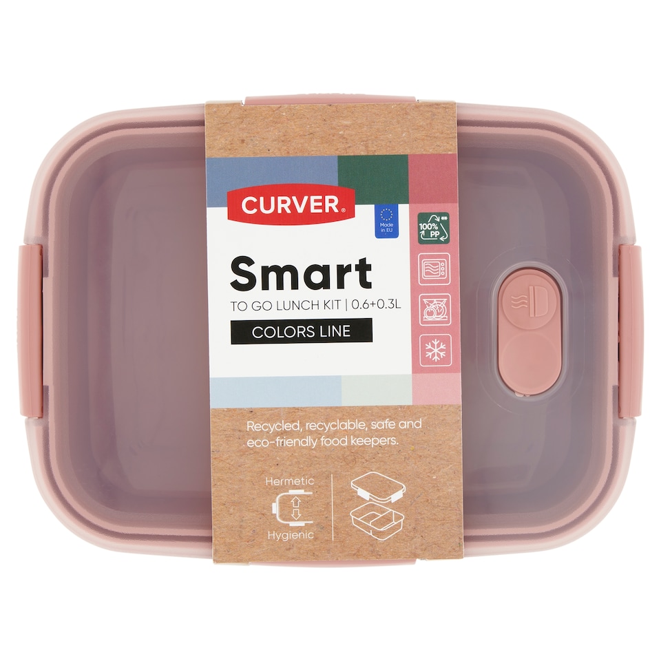 Curver Smart to Go Dóza na potraviny 20 x 15 x 7 cm 0,6 + 0,3 l