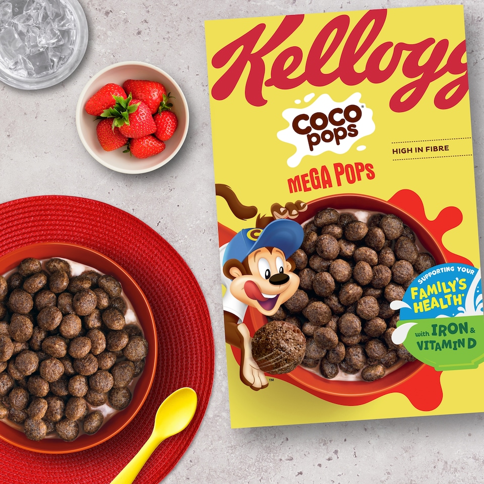 image 1 of Kellogg's Coco Pops Mega Pops Cereal 365g