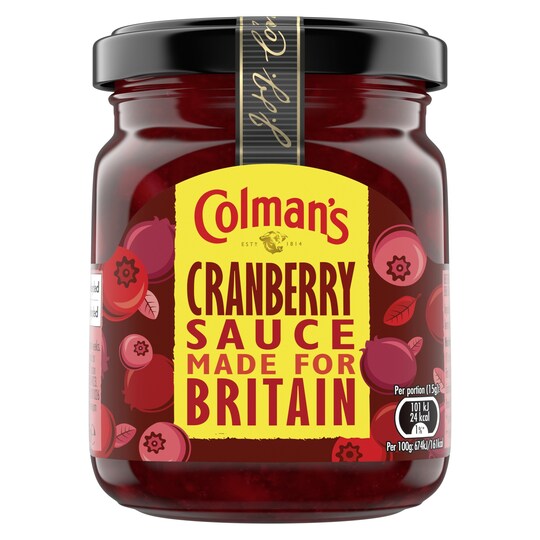 Colmans Sauce Jar Cranberry Tesco Groceries