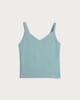 image 4 of F&F Active SEAMLESS V Neck Vest in Green