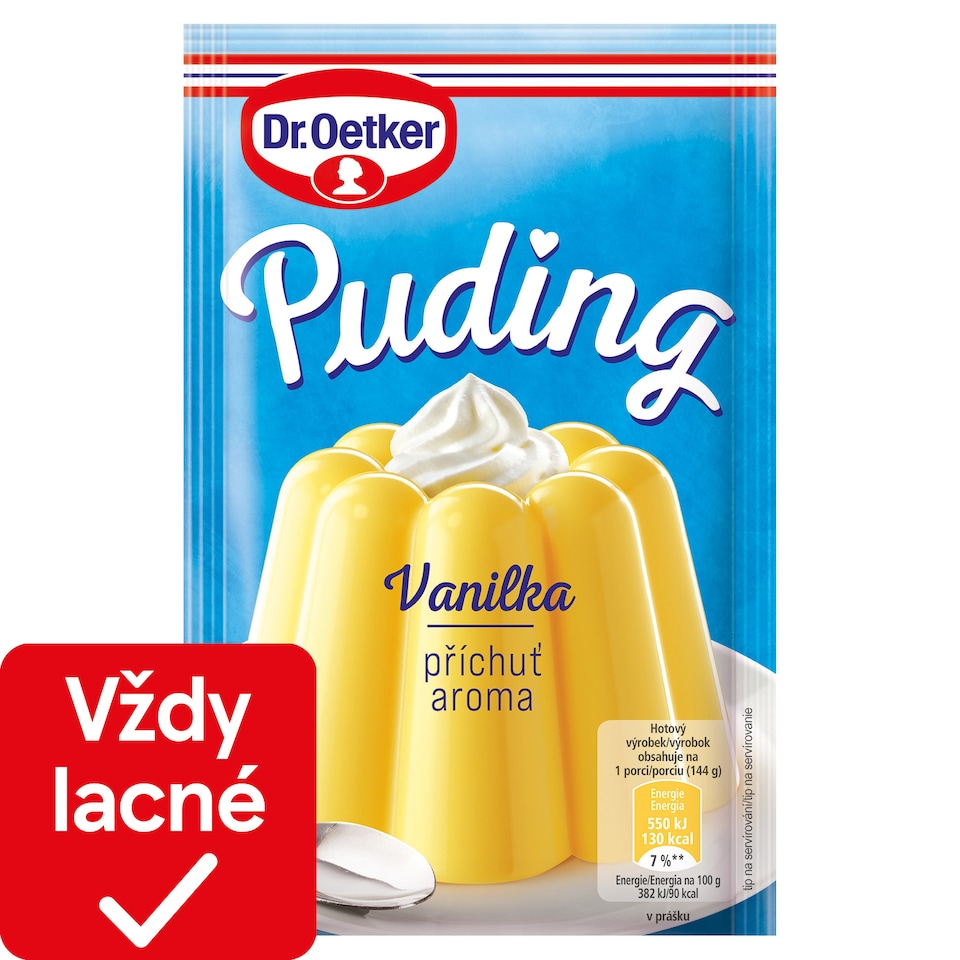 Dr. Oetker Puding vanilková aróma 38 g
